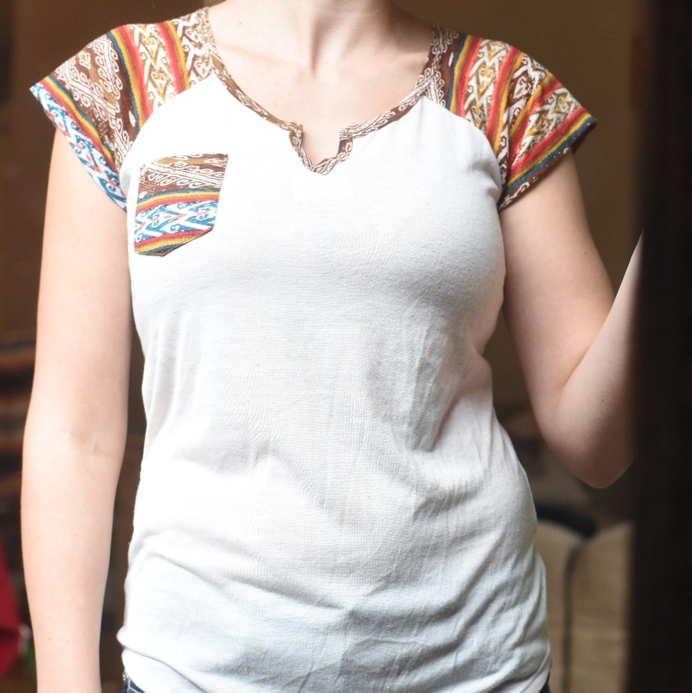 Tribal print tee